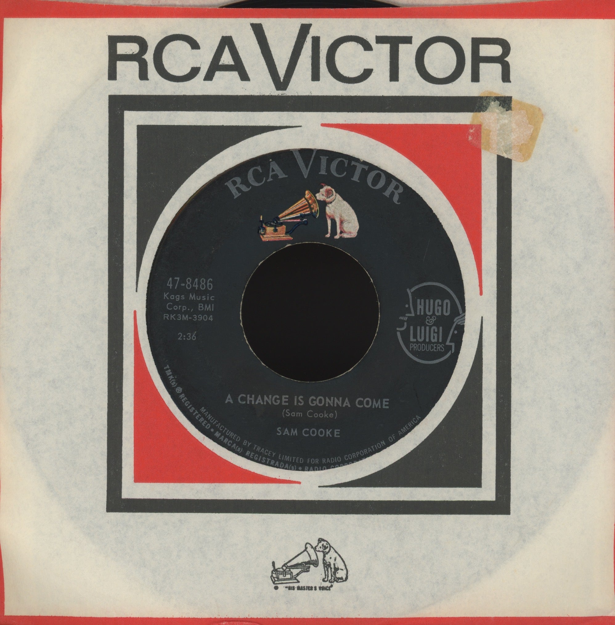 Sam Cooke - Shake on RCA Northern Soul 45