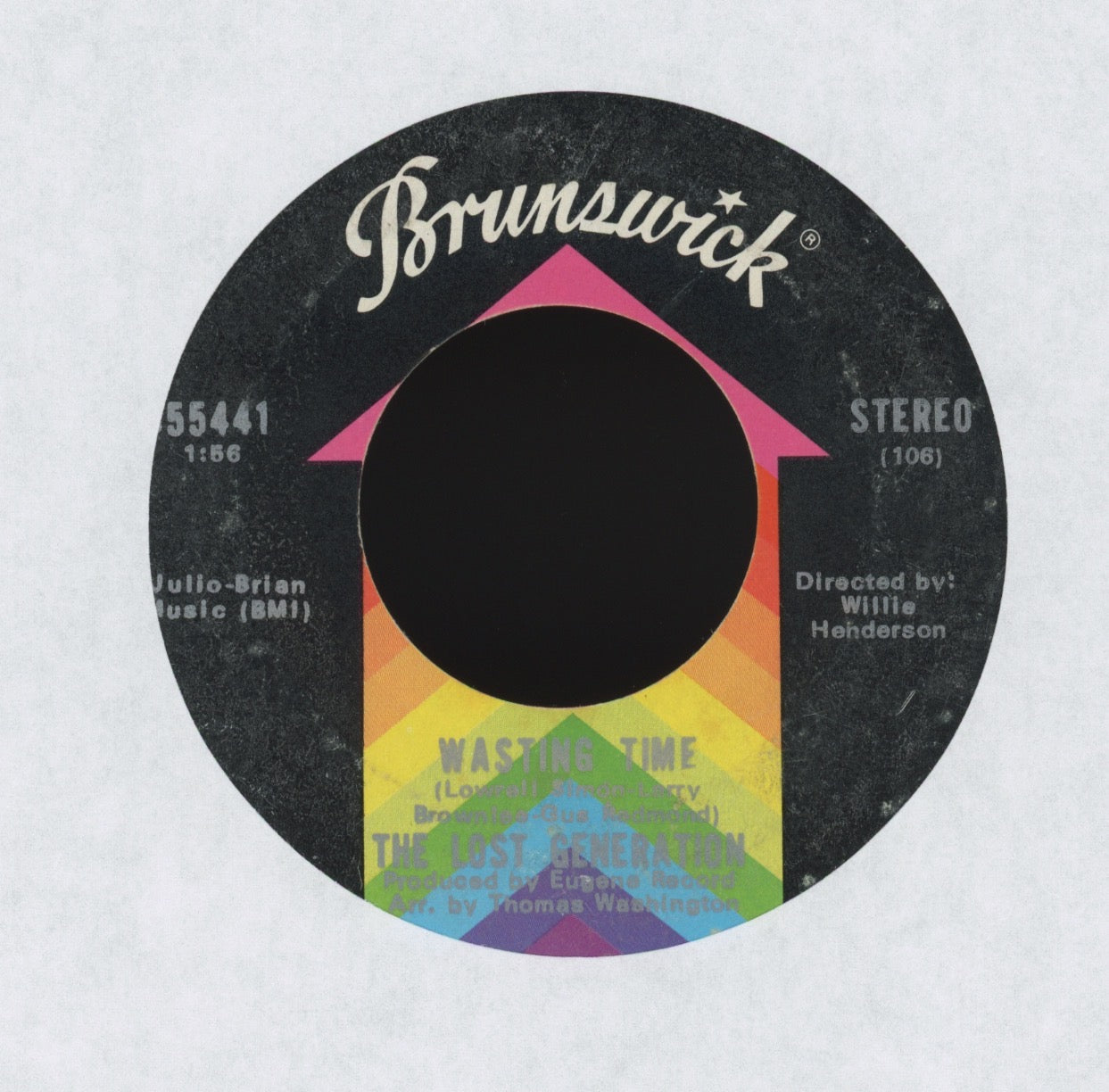 The Lost Generation - Wait A Minute on Brunswick Sweet Soul 45