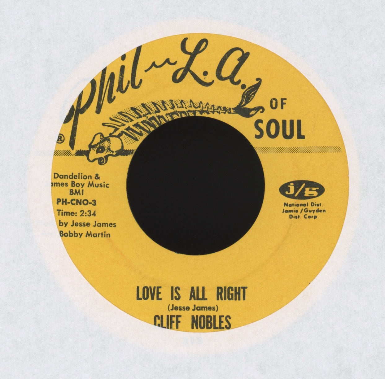 Cliff Nobles - The Horse on Phil L.A. of Soul Soul Funk 45