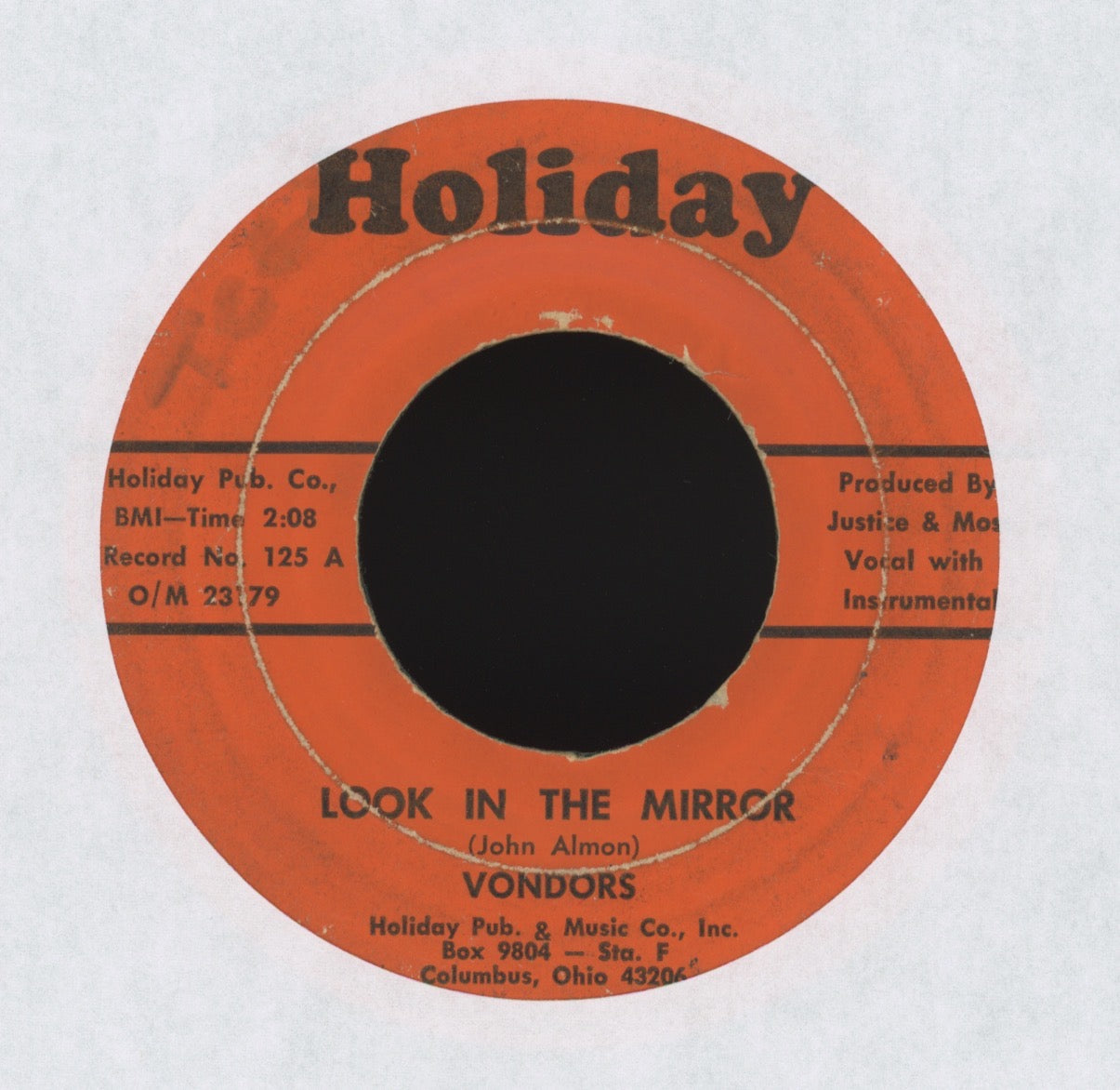 Vondors - Look In The Mirror on Holiday Northern Soul 45