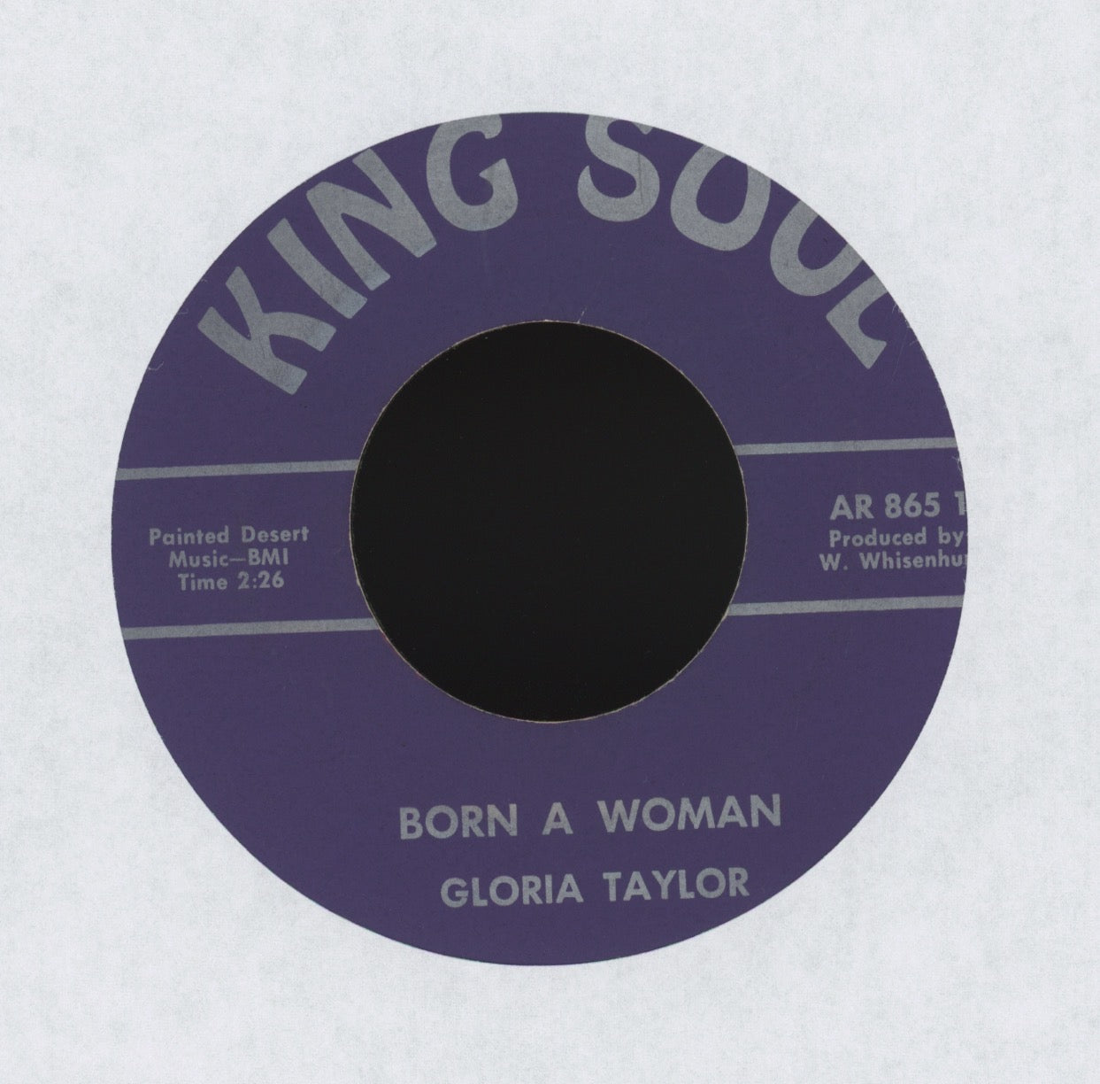 Gloria Taylor - Born A Woman on King Soul Funk Soul 45