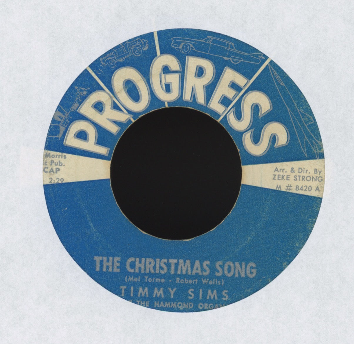 Timmy Sims - Jerking Jazz Style on Progress Soul Jazz Mod 45