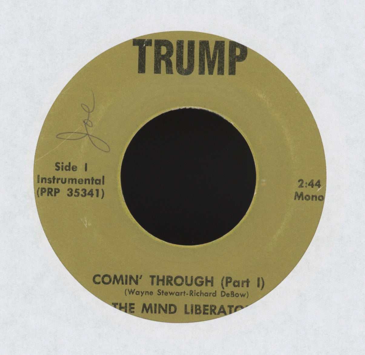 The Mind Liberators - Comin' Through (Part I & II) on Trump Funk 45