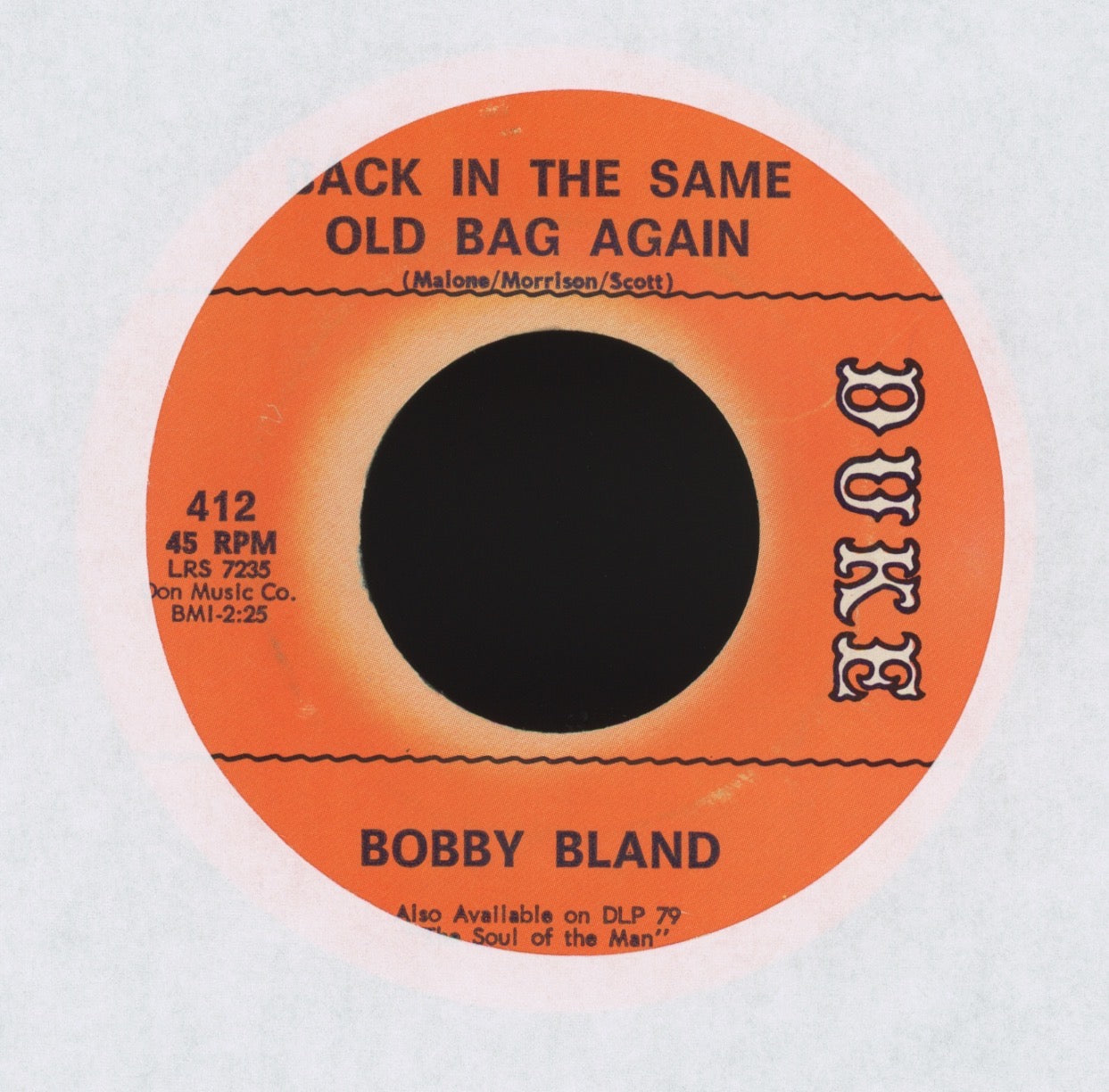 Bobby Bland - I Ain't Myself Anymore on Duke Northern Soul 45