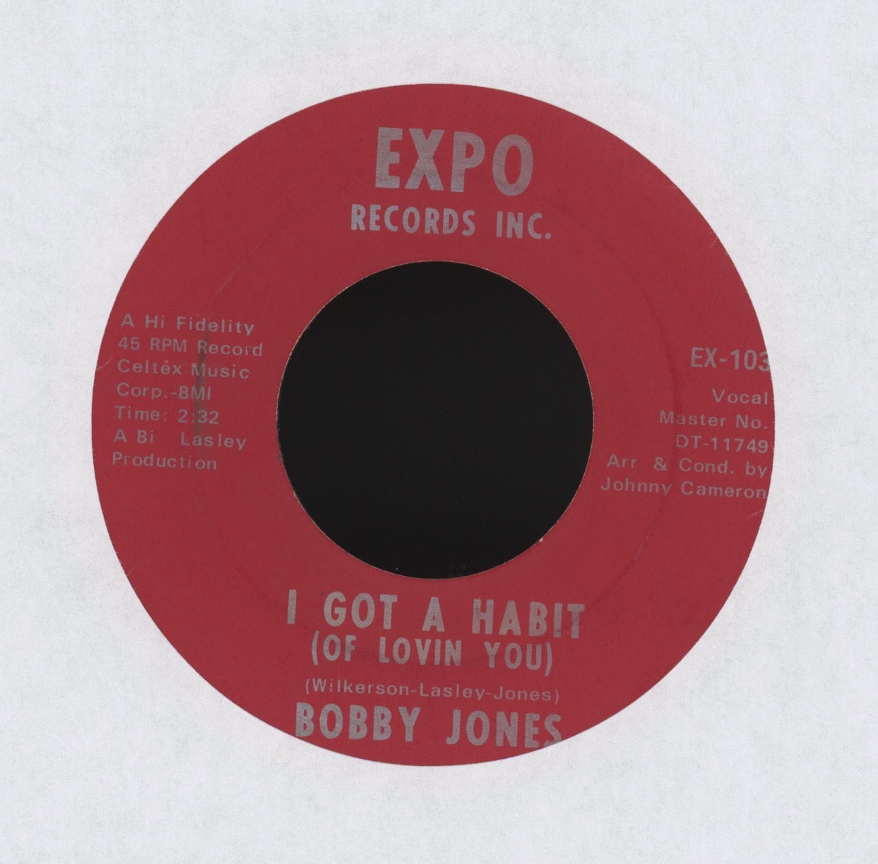 Bobby Jones - I Got A Habit (Of Lovin You) on Expo Soul Funk 45