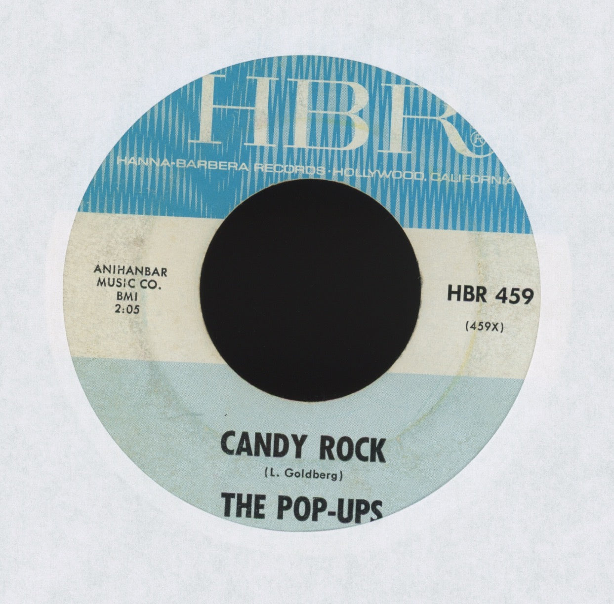 The Pop-Ups - Candy Rock on HBR R&B Mod Soul 45