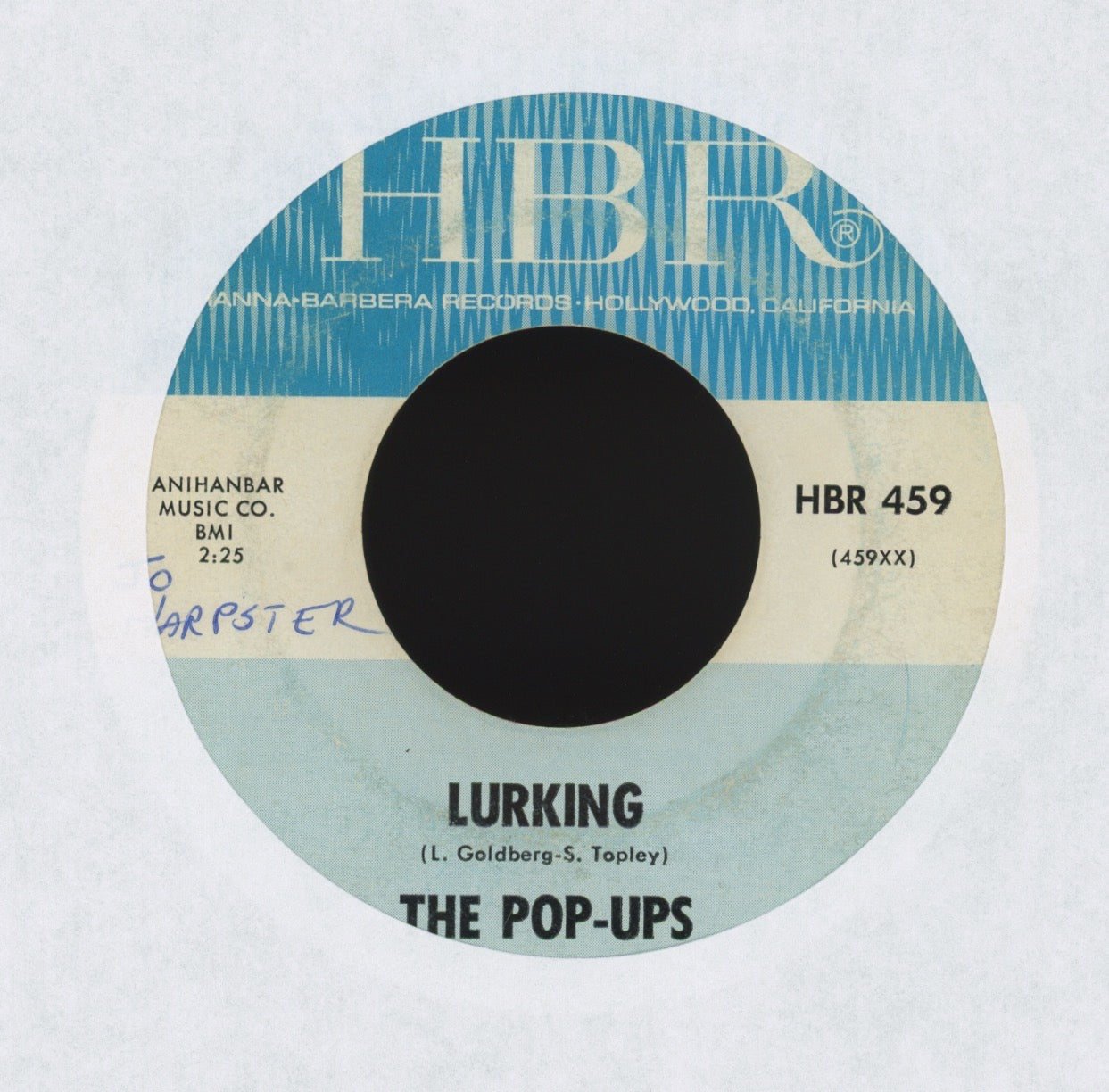 The Pop-Ups - Candy Rock on HBR R&B Mod Soul 45