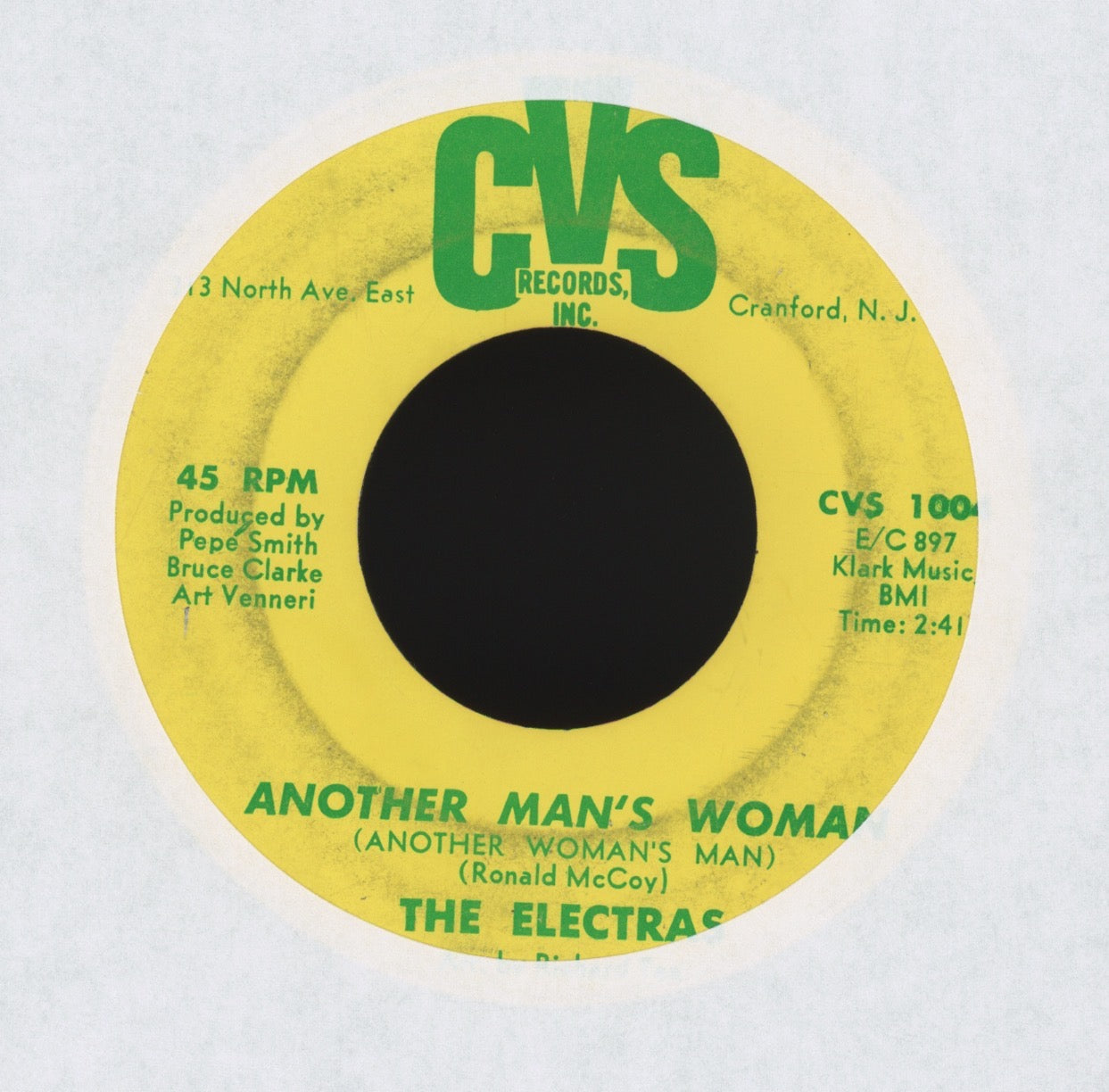 The Electras - Another Man's Woman on CVS Crossover Soul 45