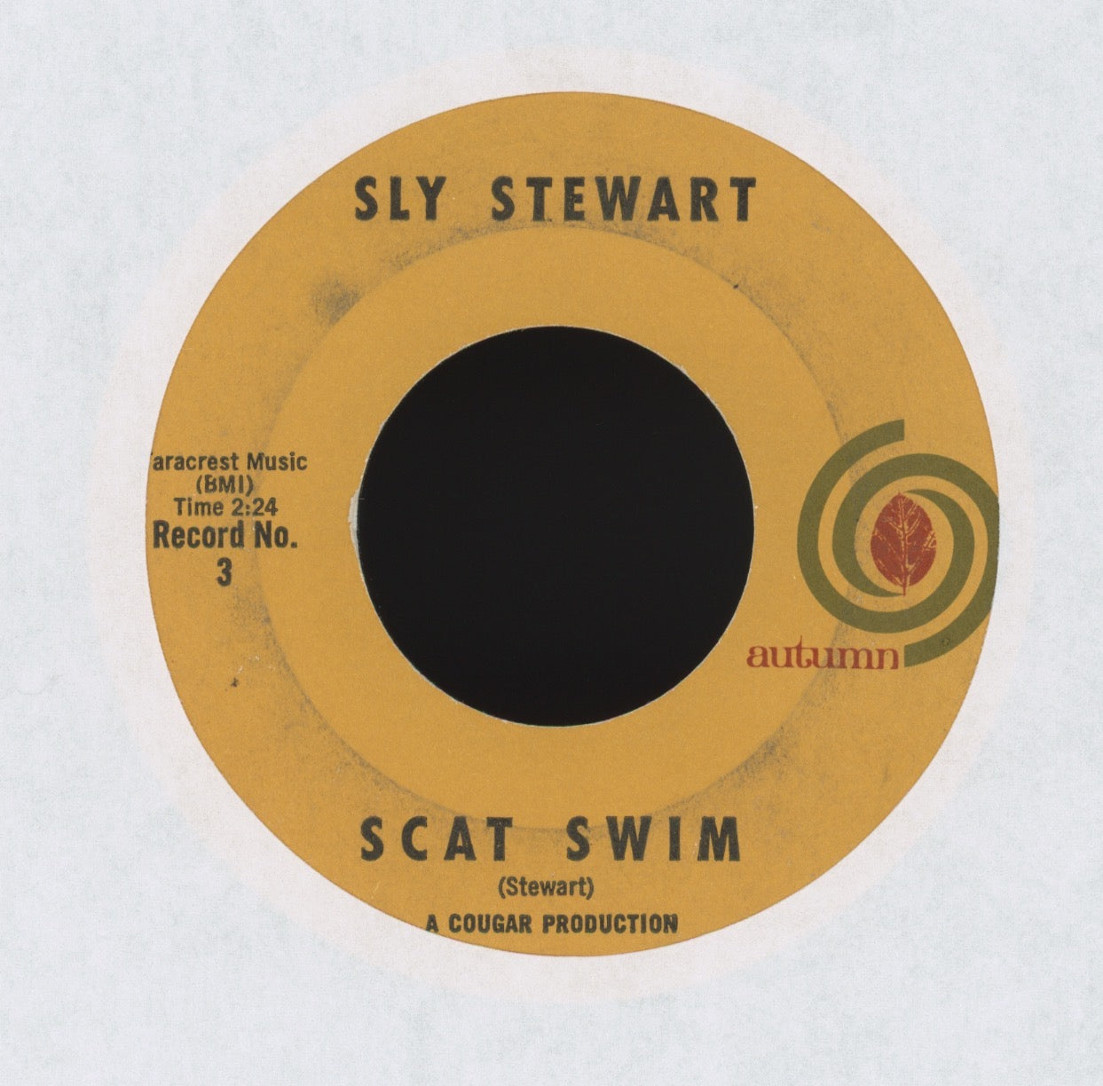 Sylvester Stewart - I Just Learned How To Swim on Autumn R&B Rocker 45