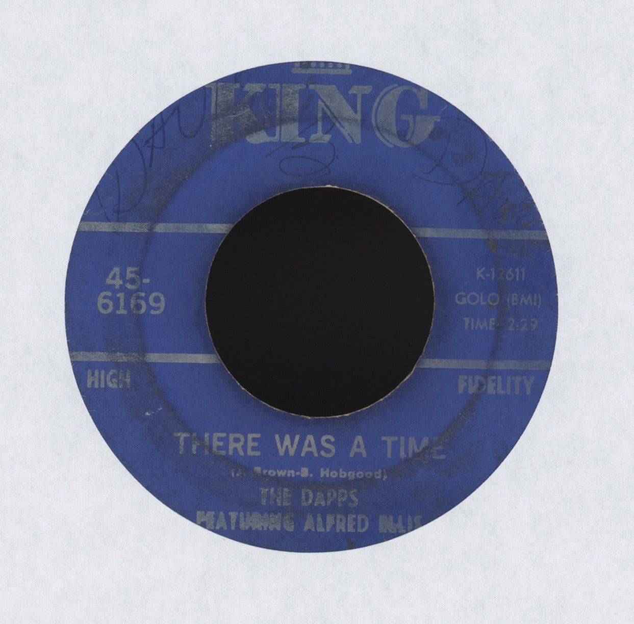 The Dapps Featuring Alfred Ellis - There Was A Time on King Funk 45