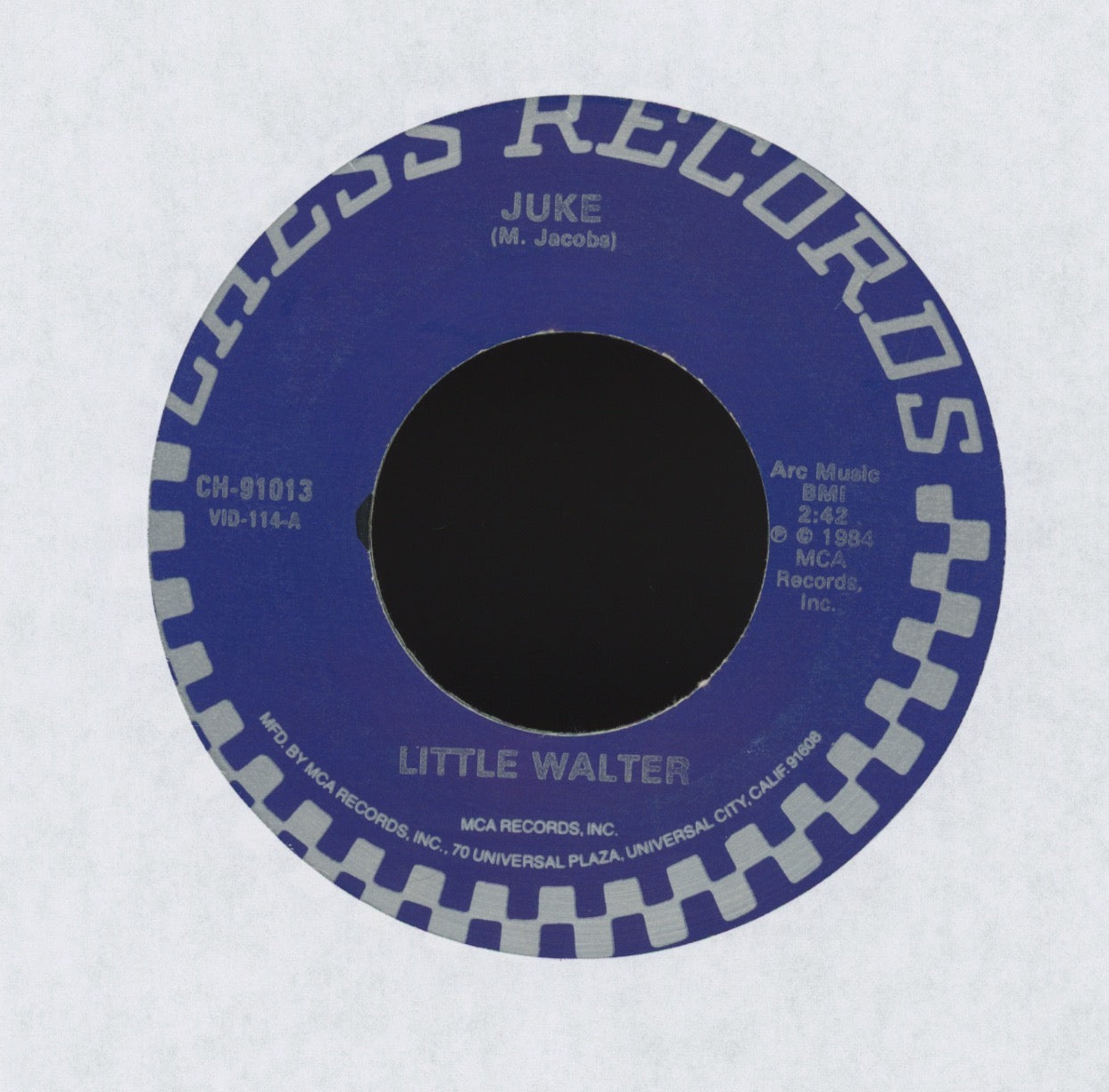 Little Walter - Juke /  My Babe on Chess Reissue R&B Blues 45