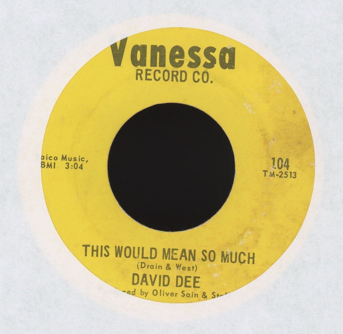 David Dee - Get Up And Move on Vanessa Funk 45