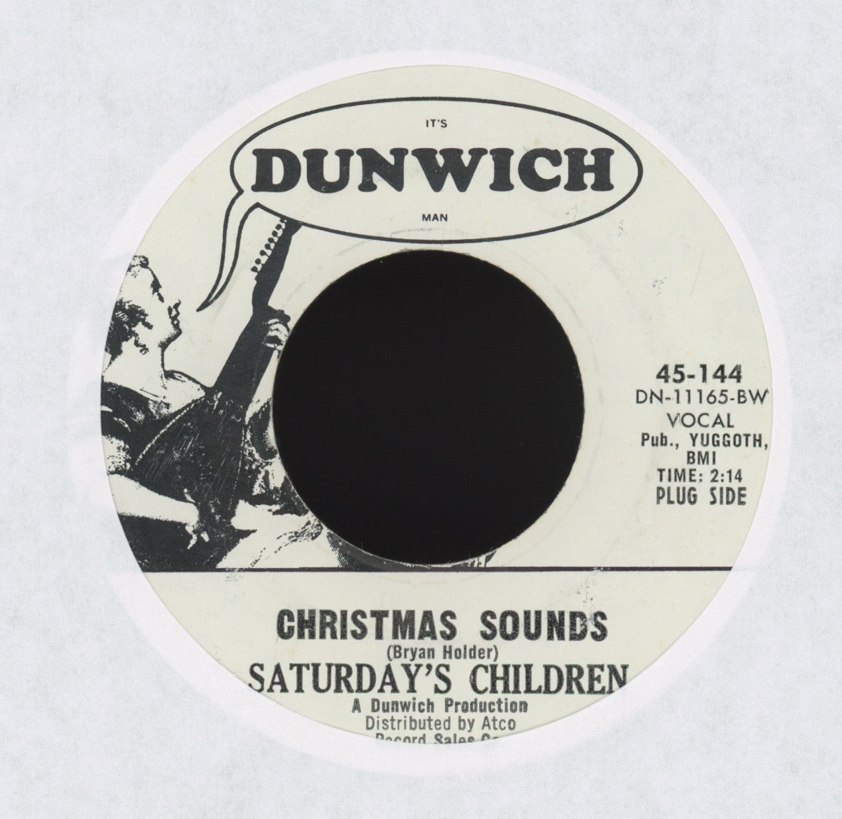 Saturday's Children - Deck Five/ Christmas Sound on Dunwich Promo Xmas Garage 45