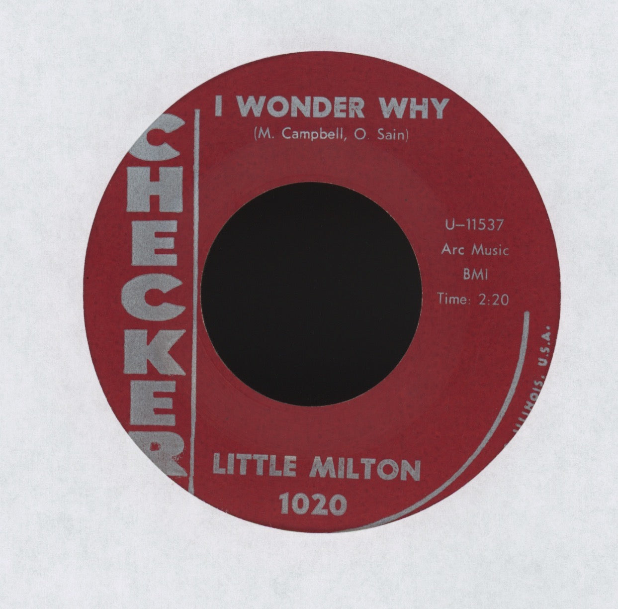 Little Milton - Losing Hand on Checker R&B Blues 45