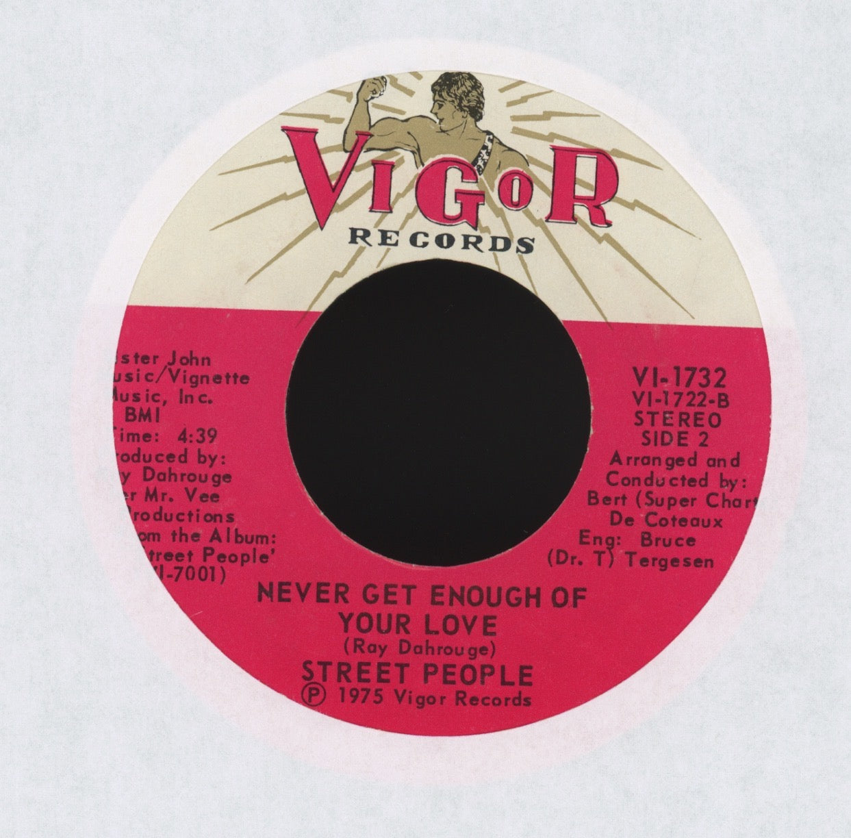 Street People - I Wanna Spend My Whole Life With You on Vigor Promo 70s Soul 45