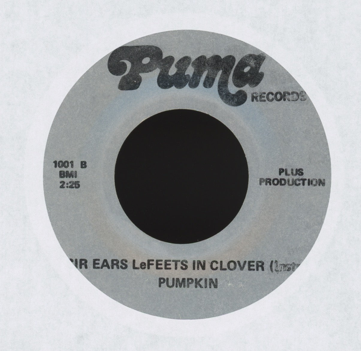 Pumpkin - Frightened Little Girl on Puma Pop Psych 45