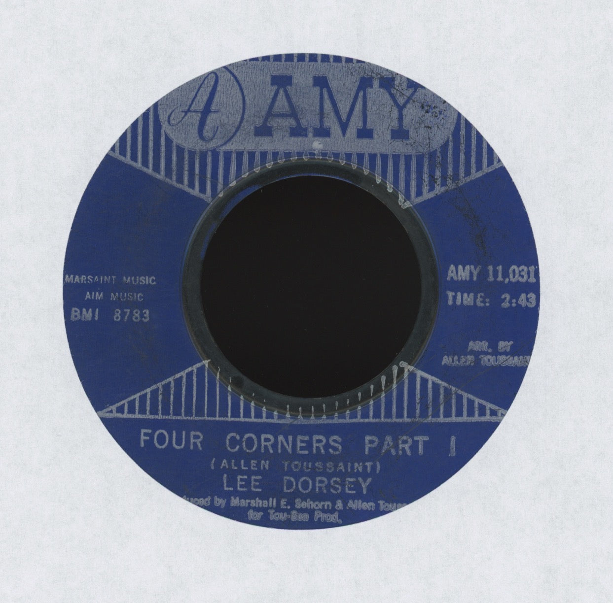 Lee Dorsey - Four Corners on Amy Funk 45