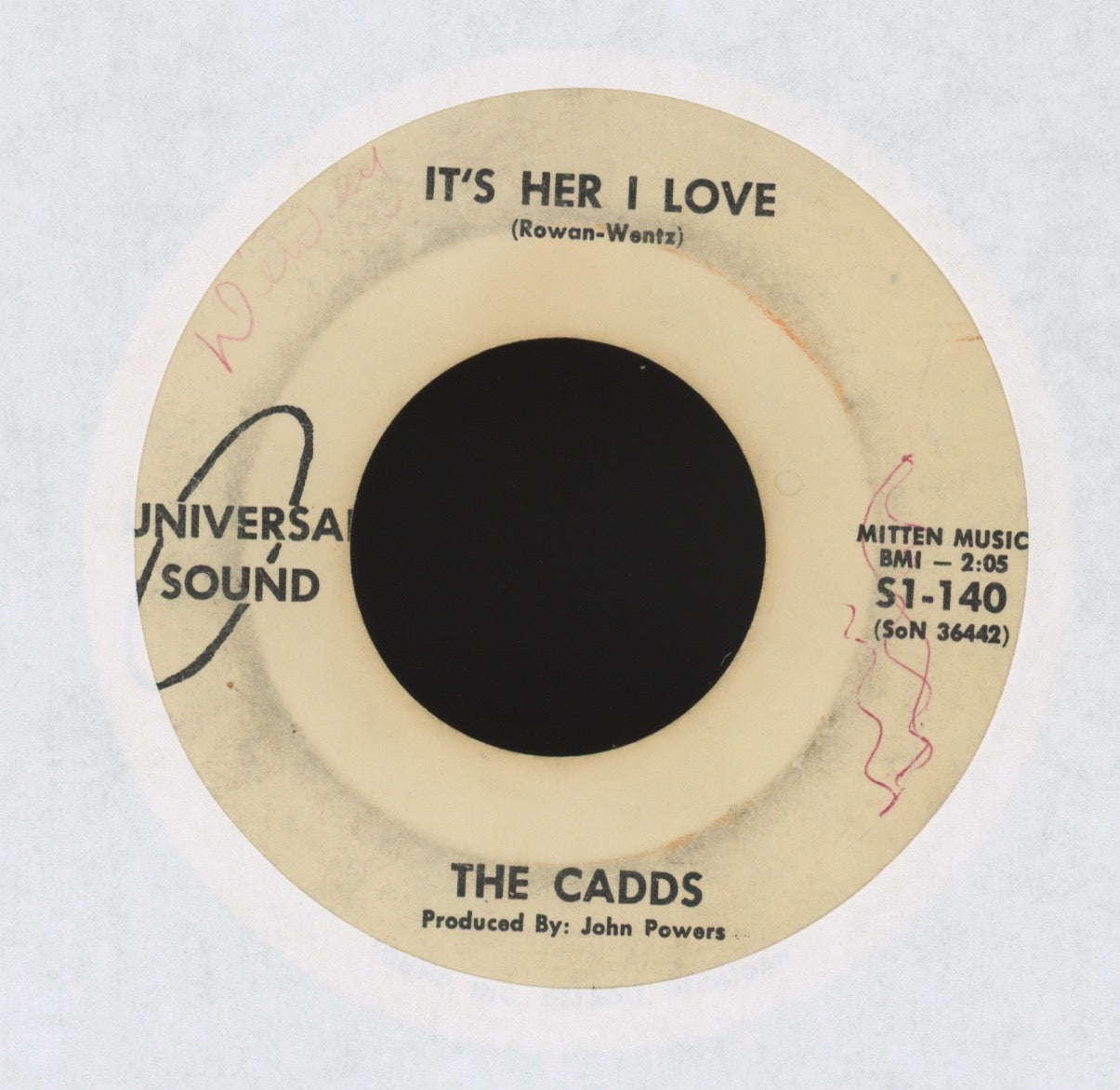 The Cadds - I Can't Make It By Myself on Universal Sound Pop Psych 45