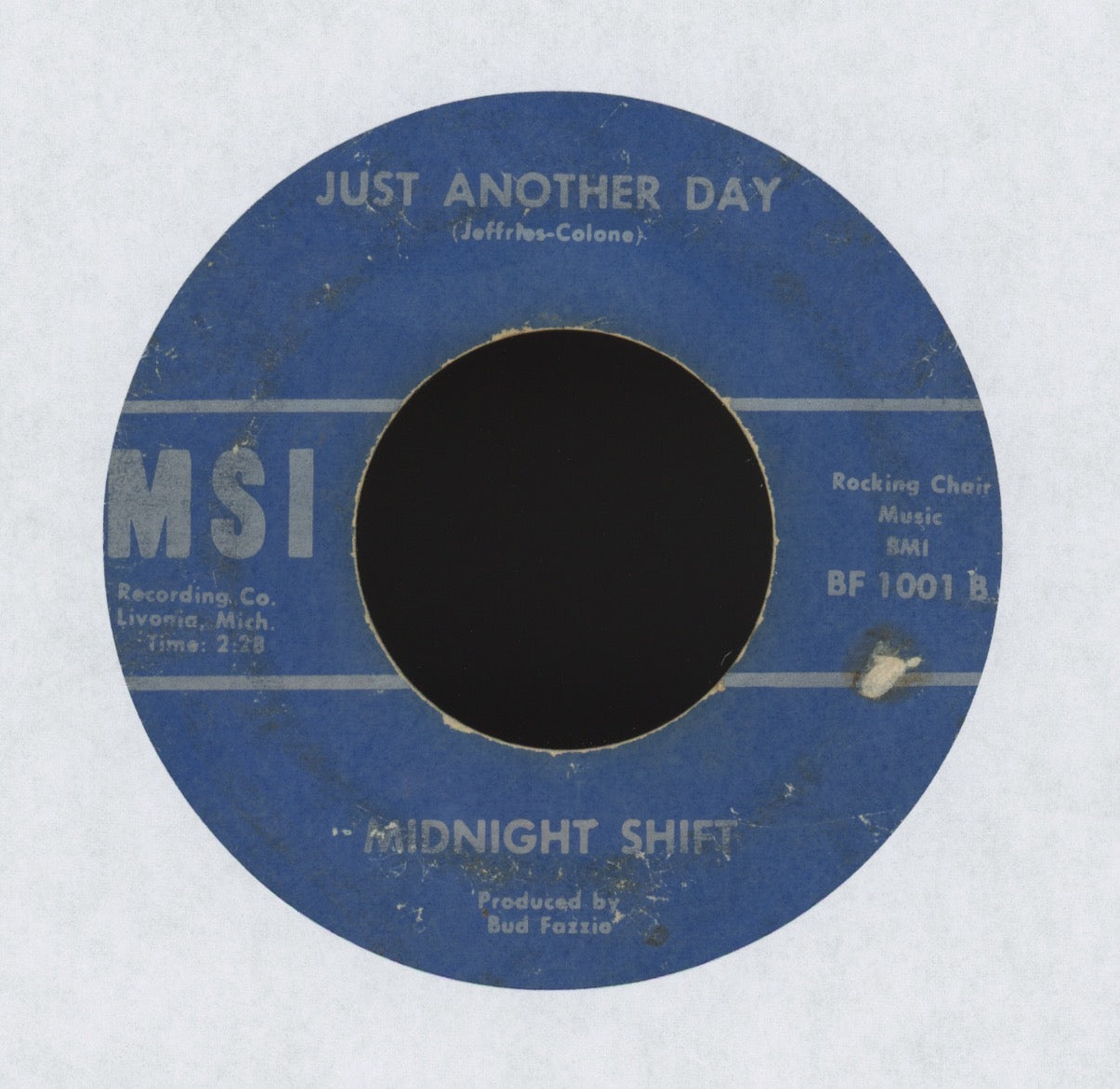 Midnight Shift - Just Another Day on MSI Psych Rock 45
