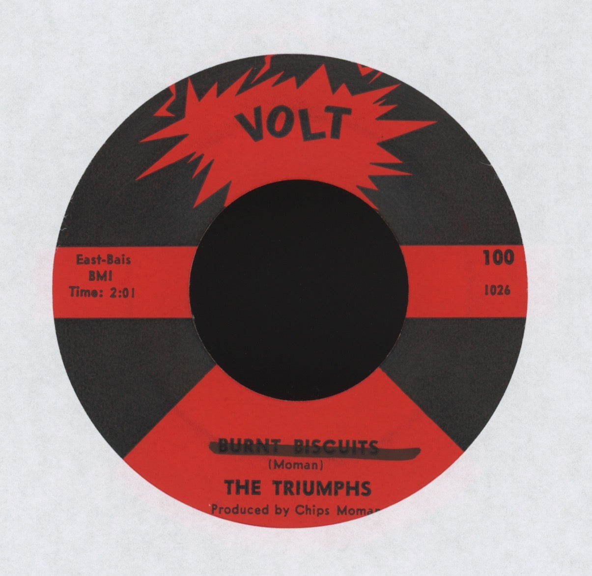 The Triumphs - Burnt Biscuits on Volt Mod Soul 45