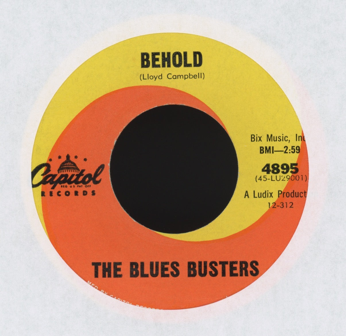 The Blues Busters - Behold on Capitol Northern Soul 45