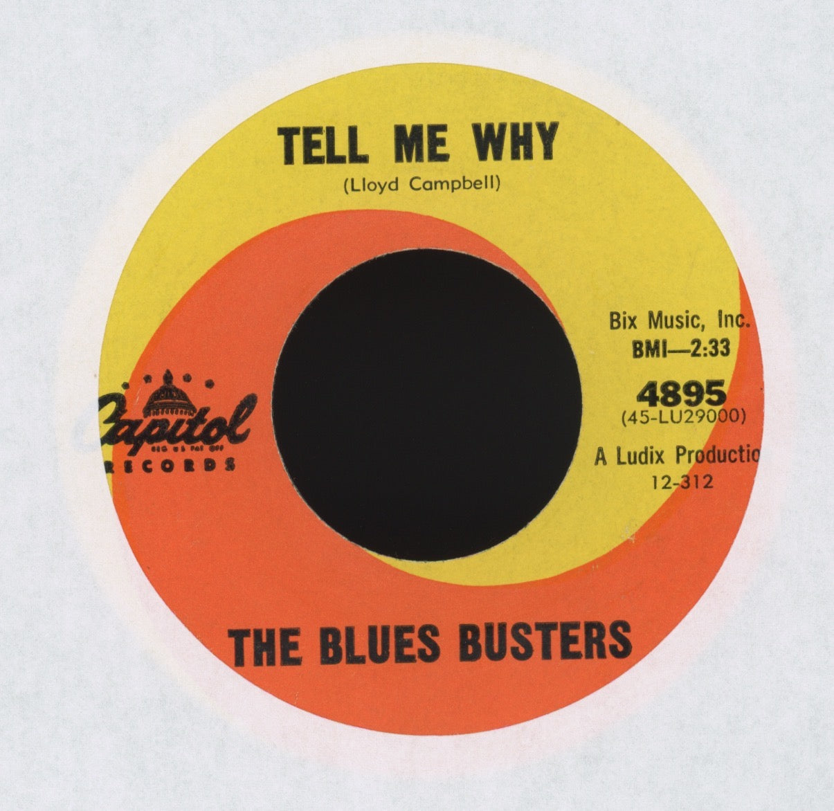 The Blues Busters - Behold on Capitol Northern Soul 45