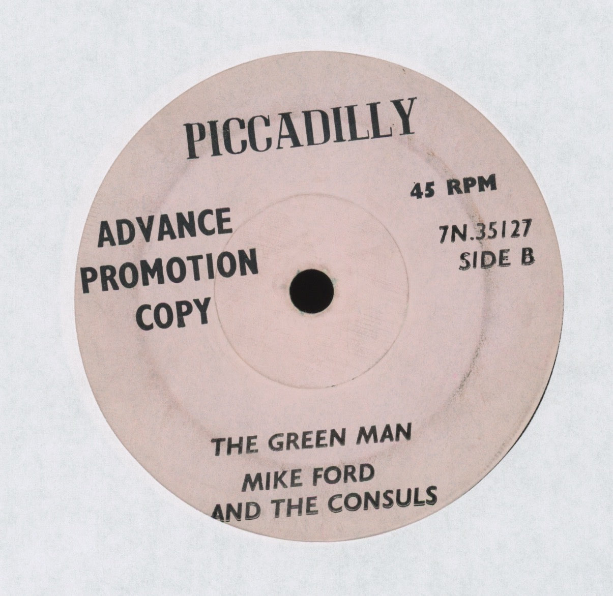 Mike Ford & The Consuls - Jump Jeremiah on Picadilly Promo Instro Mod Beat 45
