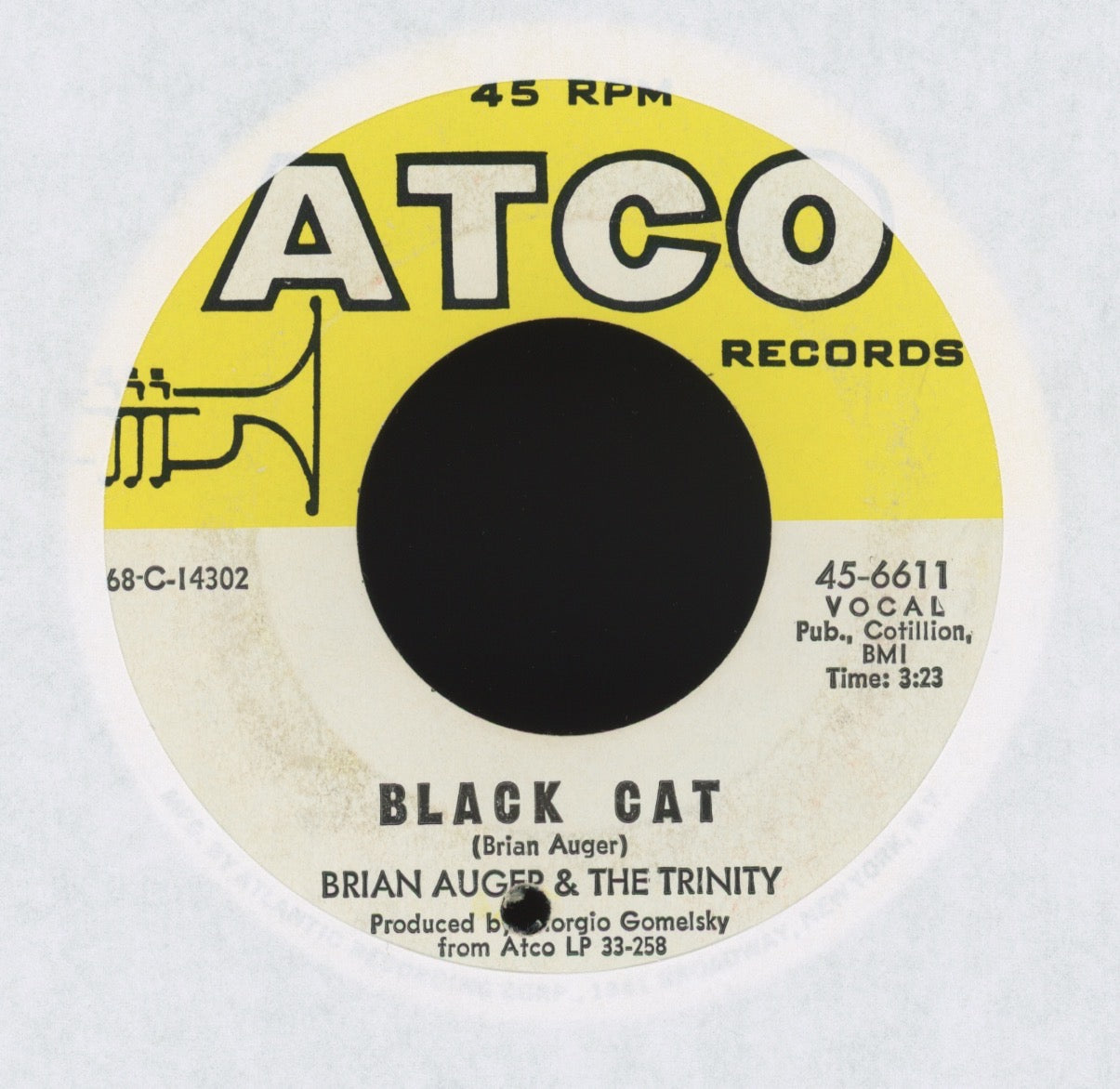 Brian Auger & The Trinity - Black Cat on Atco Mod Soul Rocker