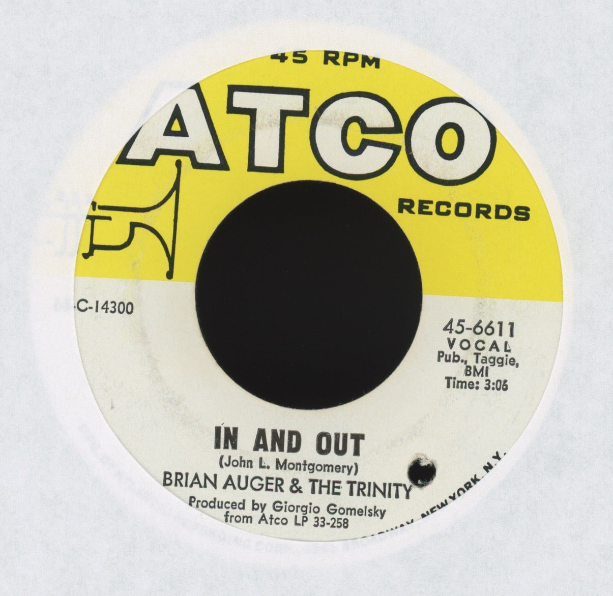 Brian Auger & The Trinity - Black Cat on Atco Mod Soul Rocker