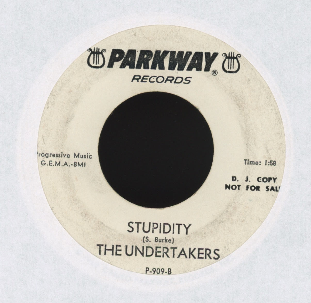 The Undertakers - Just A Little Bit on Parkway Promo UK Beat 45