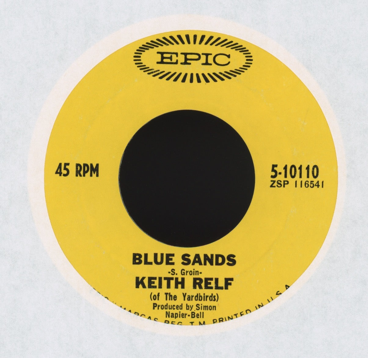 Keith Relf - Shapes In My Mind on Epic Psych 45