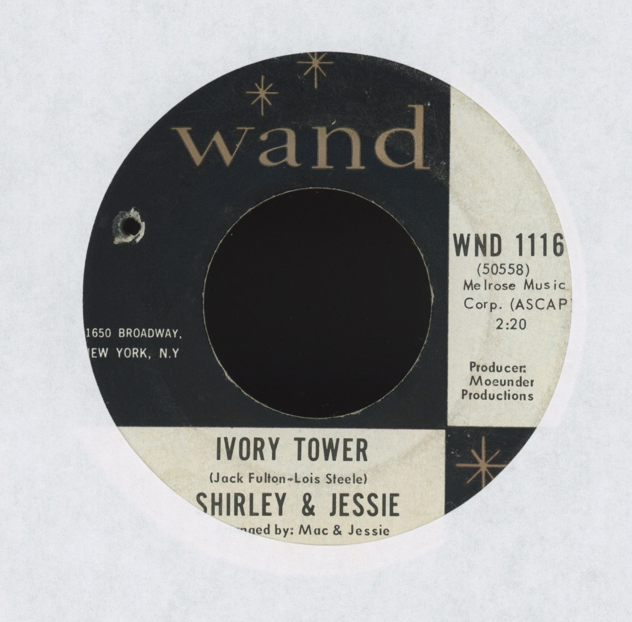 Shirley & Jessie - You Can't Fight Love on Wand Northern Soul 45