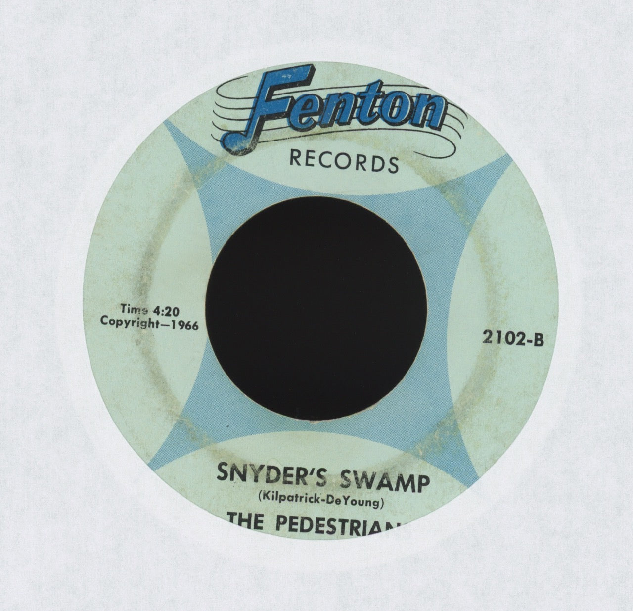 The Pedestrians - Think Twice on Fenton Moody Garage 45