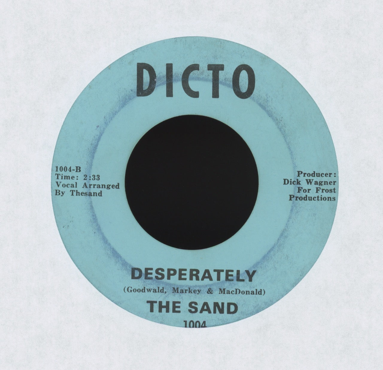 The Sand - Sleep on Dicto Garage 45