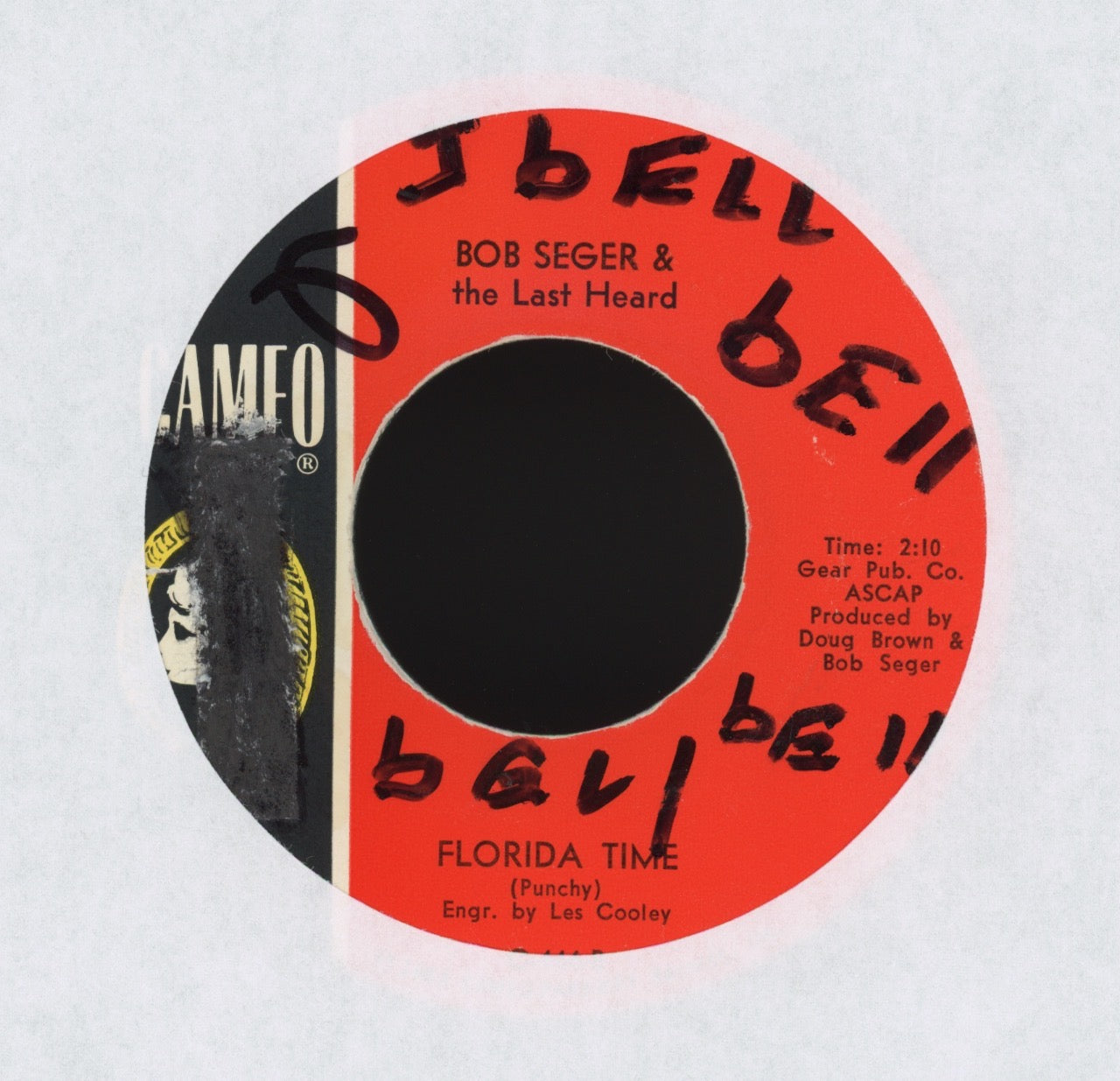 Bob Seger And The Last Heard - Sock It To Me Santa on Cameo Xmas Funk Rock 45