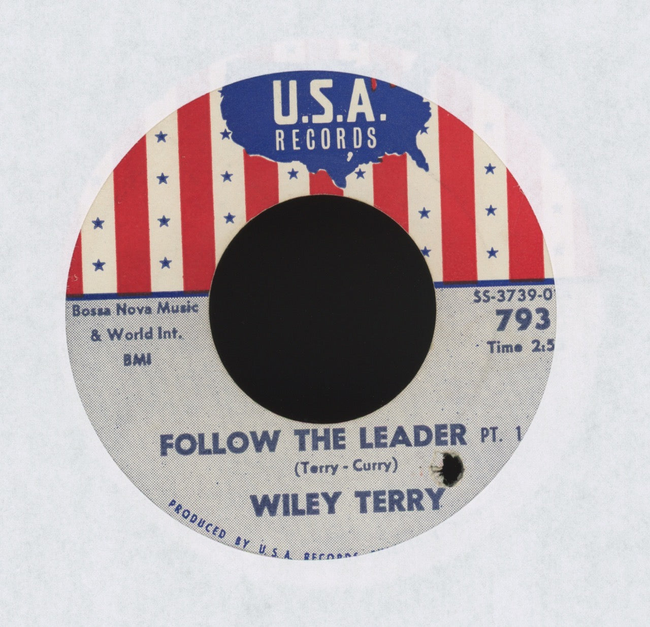 Wiley Terry - Follow The Leader on U.S.A. R&B Funk 45
