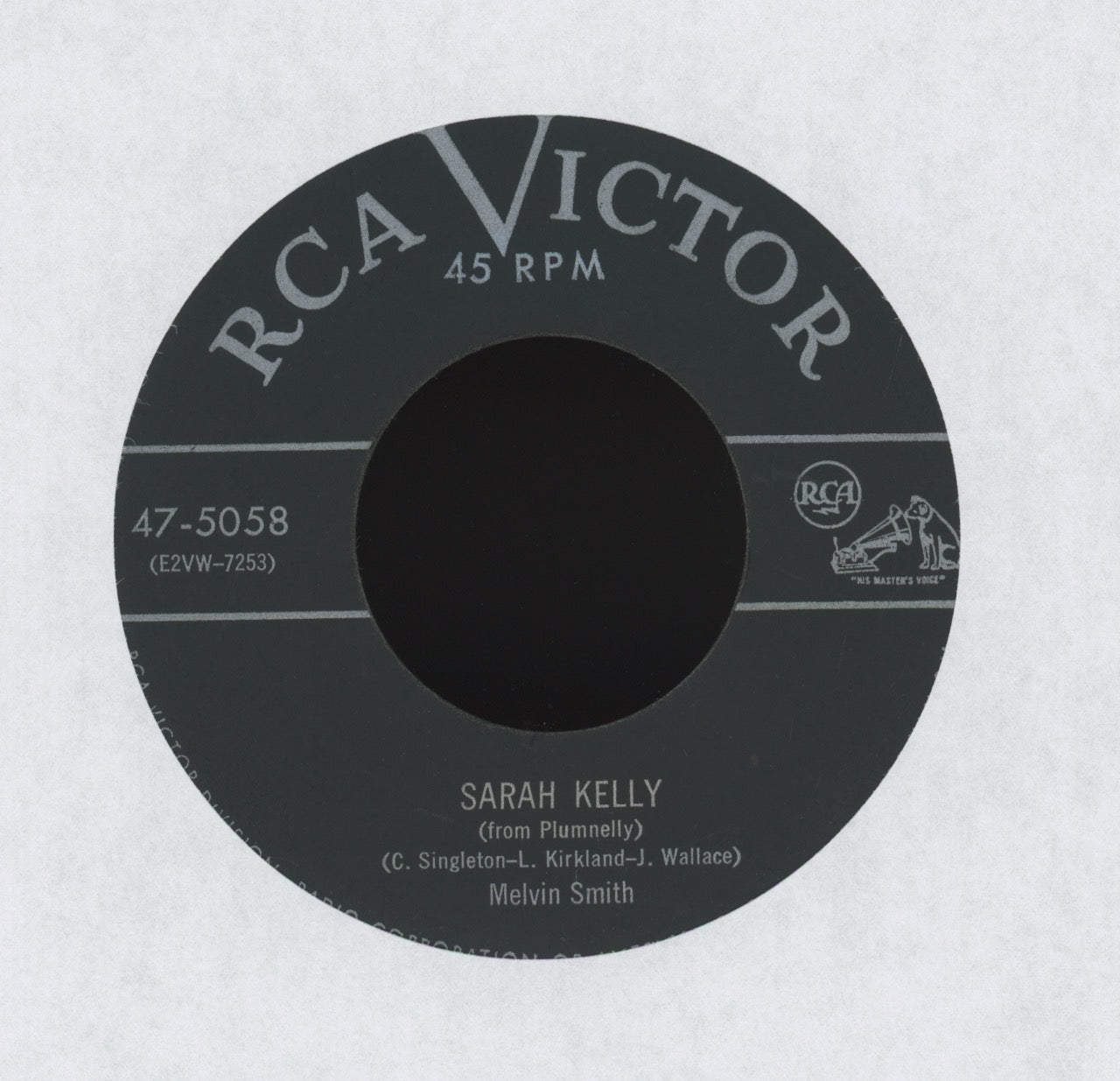 Melvin Smith - Sarah Kelly (From Plumnelly) on RCA R&B Jump Blues 45