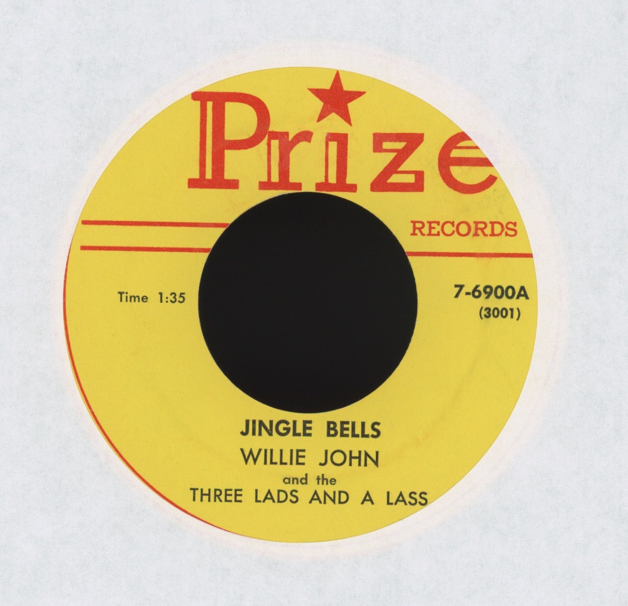 Little Willie John - Mommy What Happened To Our Christmas Tree / Jingle Bells on Prize Xmas R&B 45