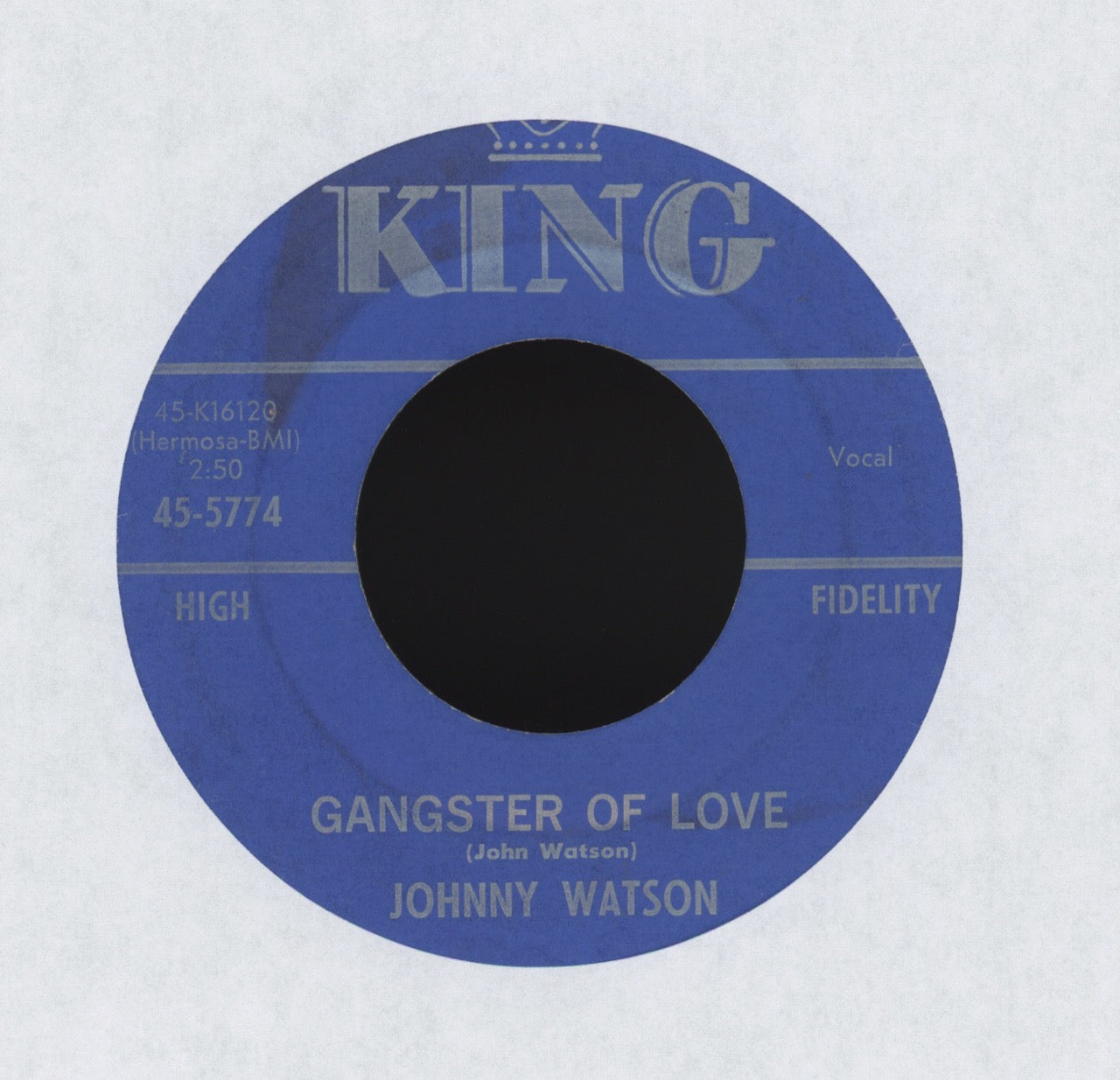 Johnny Guitar Watson - Gangster Of Love on King R&B 45