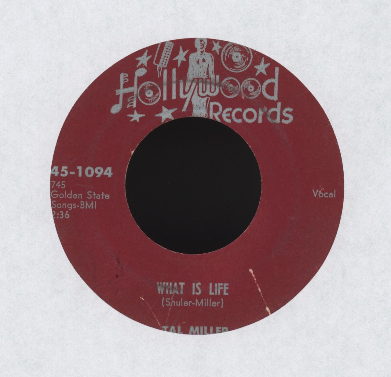 Tal Miller - B-A-B-Y on Hollywood R&B Rocker 45