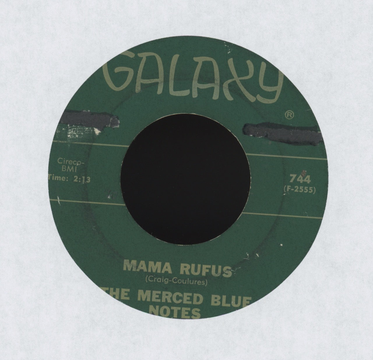 The Merced Blue Notes - Bad, Bad Whiskey on Galaxy Mod Soul 45