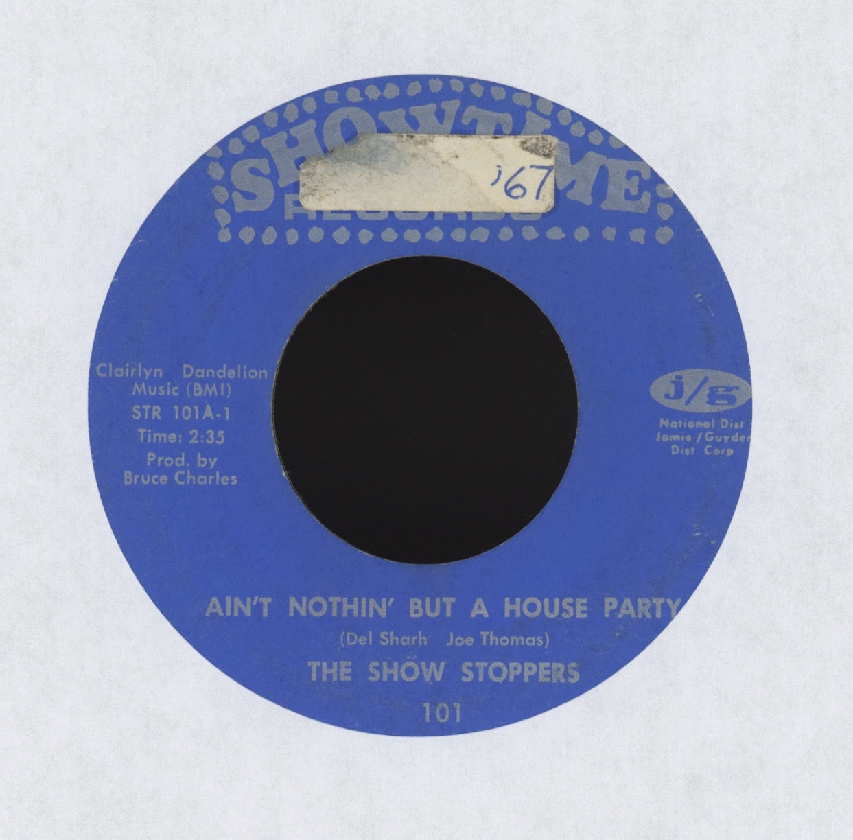 The Show Stoppers - Ain't Nothin' But A House Party on Showtime Northern Soul 45