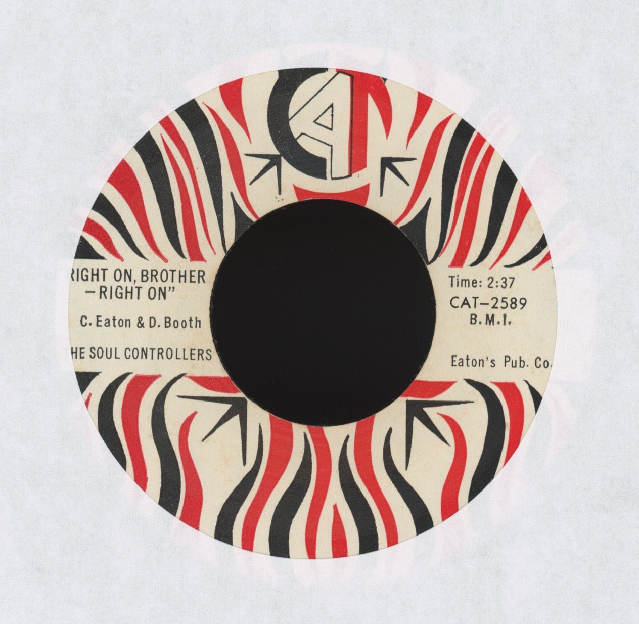 The Soul Controllers - Right On, Brother - Right On on Cat Funk 45