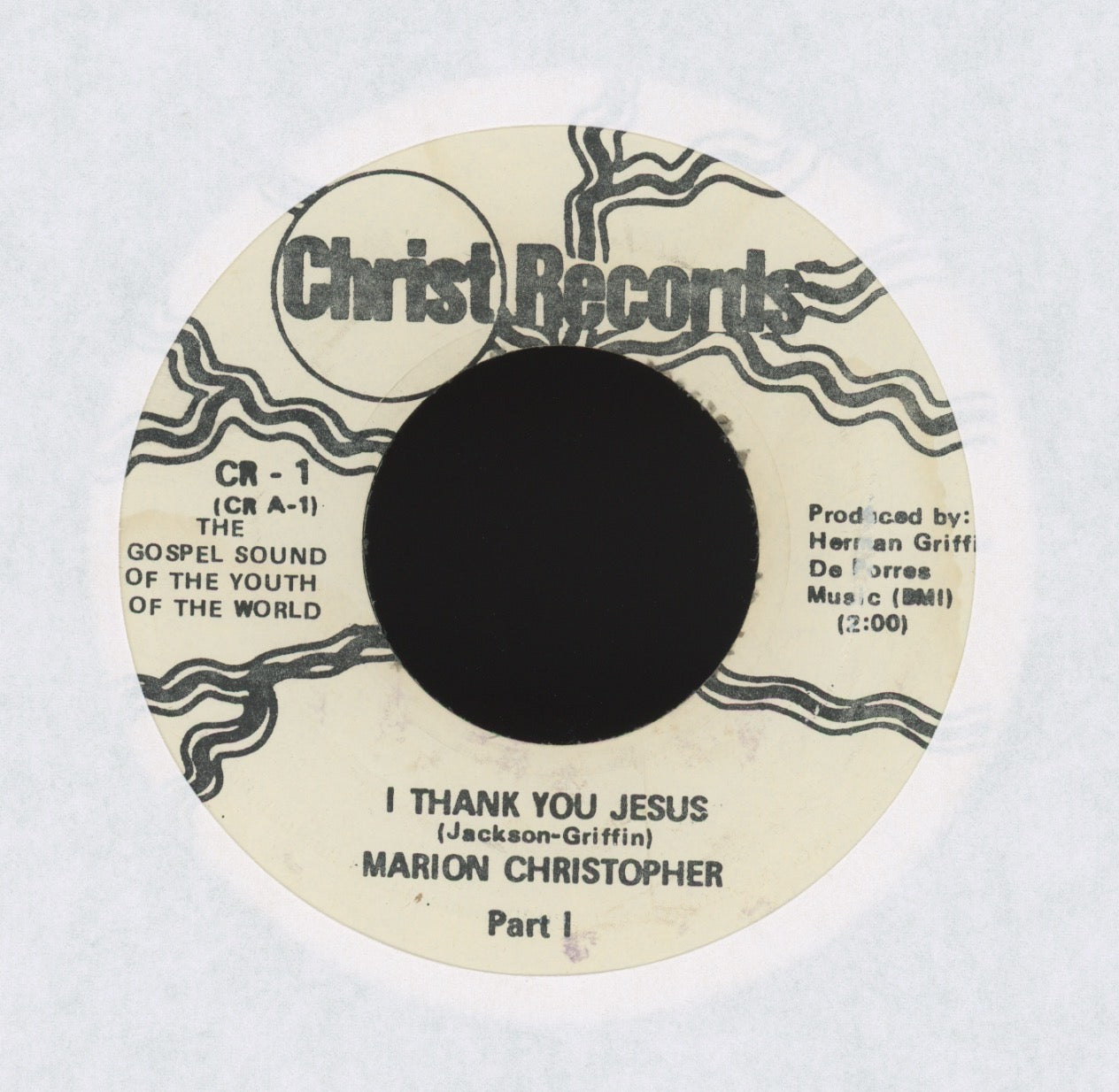 Marion Christopher - I Thank You Jesus on Christ Records Northern Soul 45