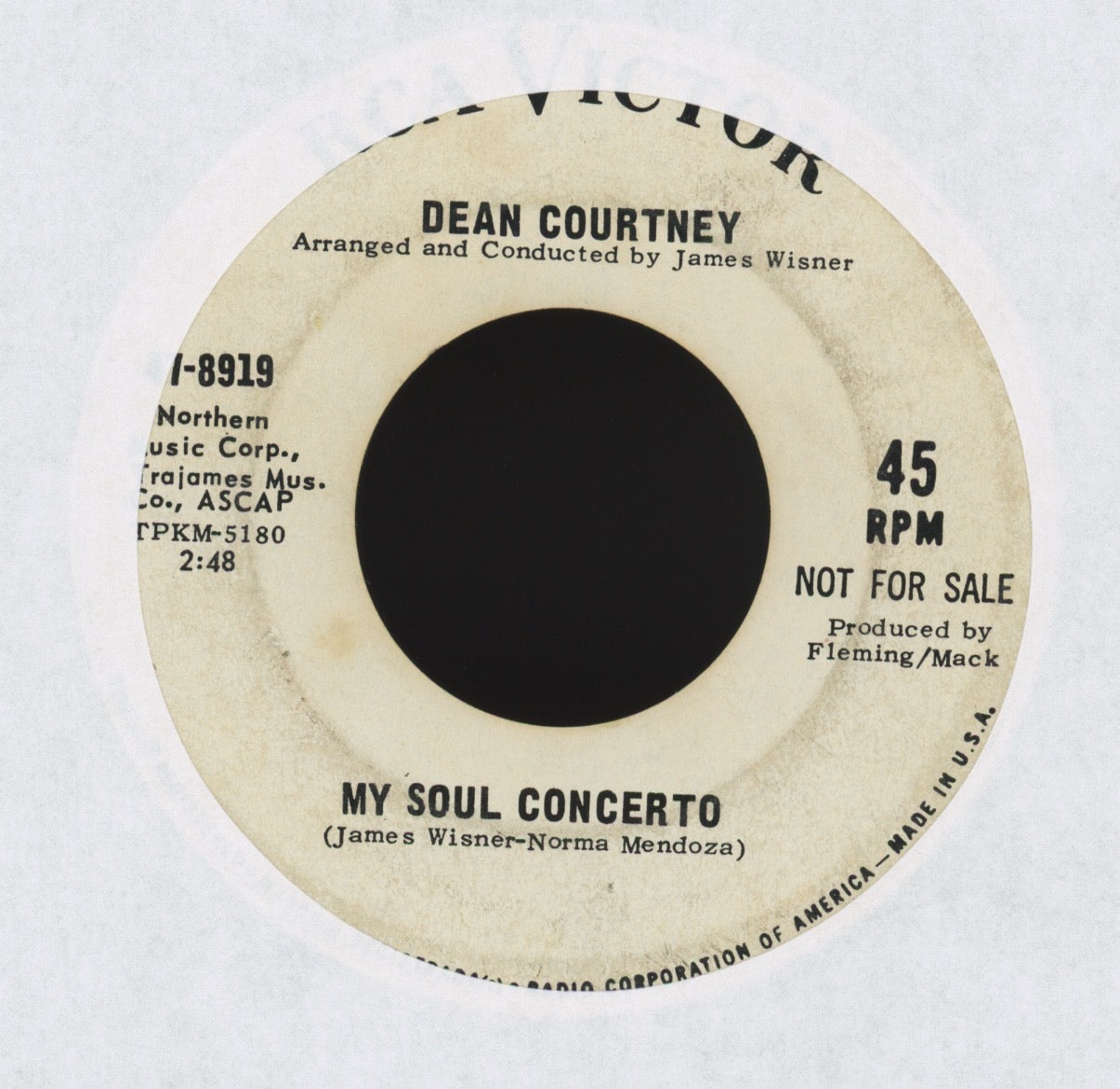 Dean Courtney - We Have A Good Thing on RCA Promo Northern Soul 45