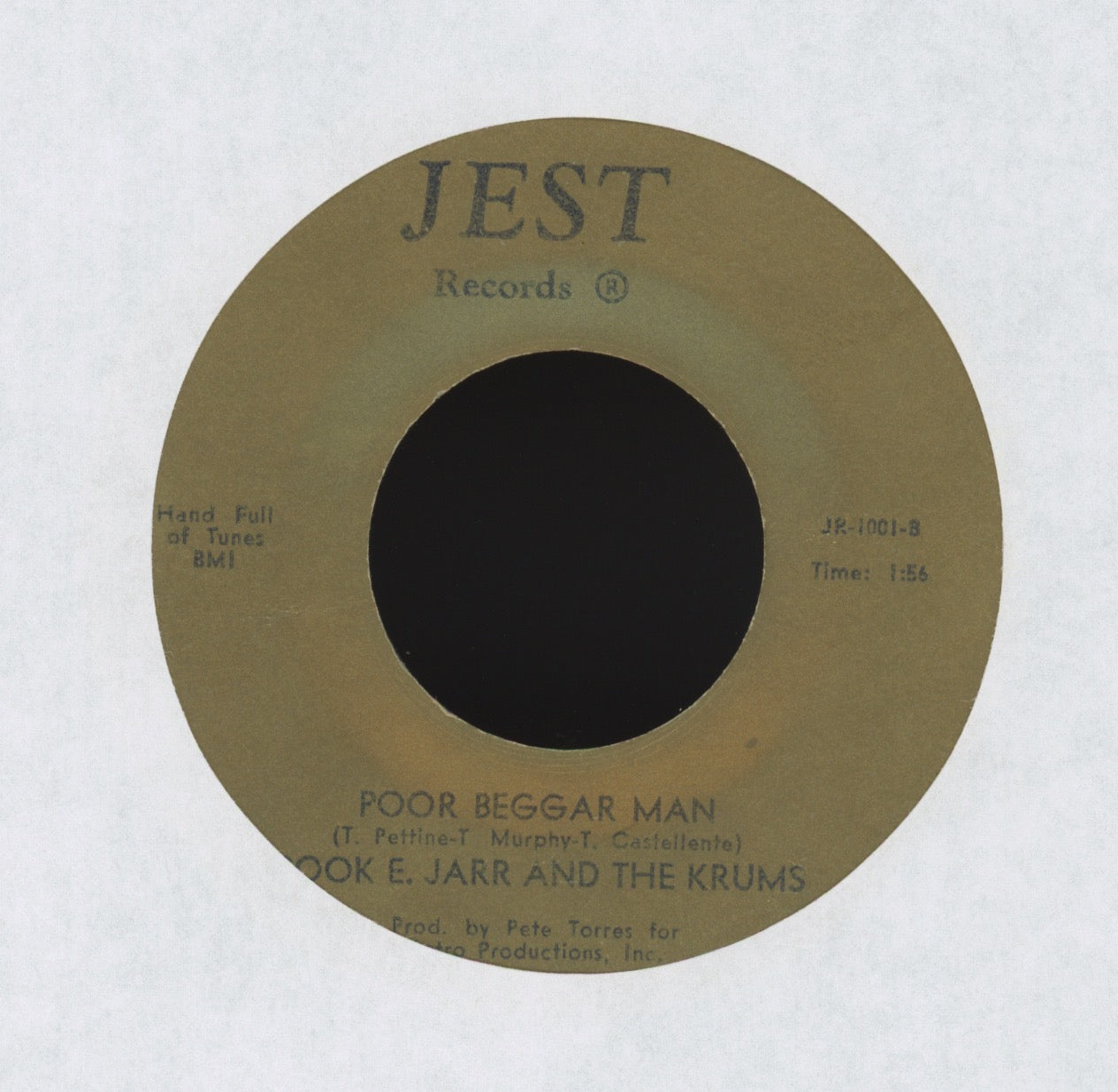 Cook E. Jarr & His Krums - Rose on Jest Soul Funk 45