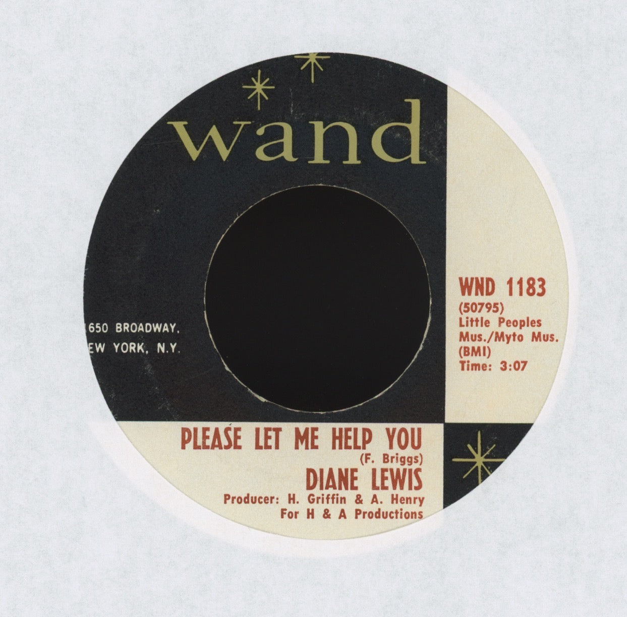 Diane Lewis - I Thank You Kindly on Wand Northern Soul 45