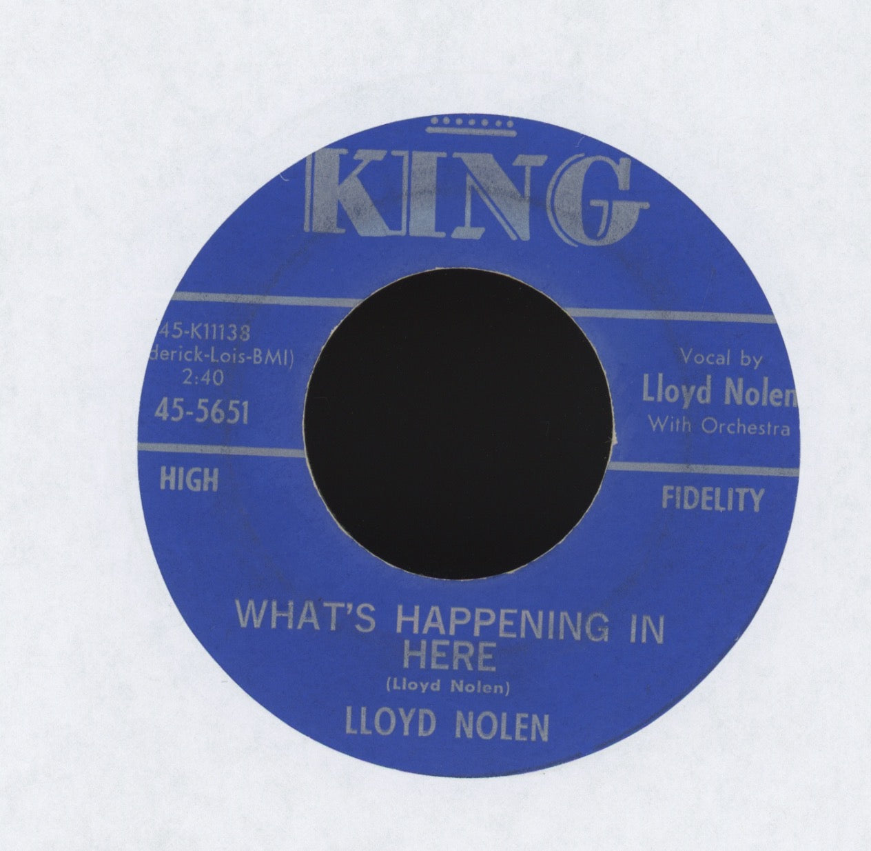 Lloyd Nolan - Fun Fun on King R&B 45