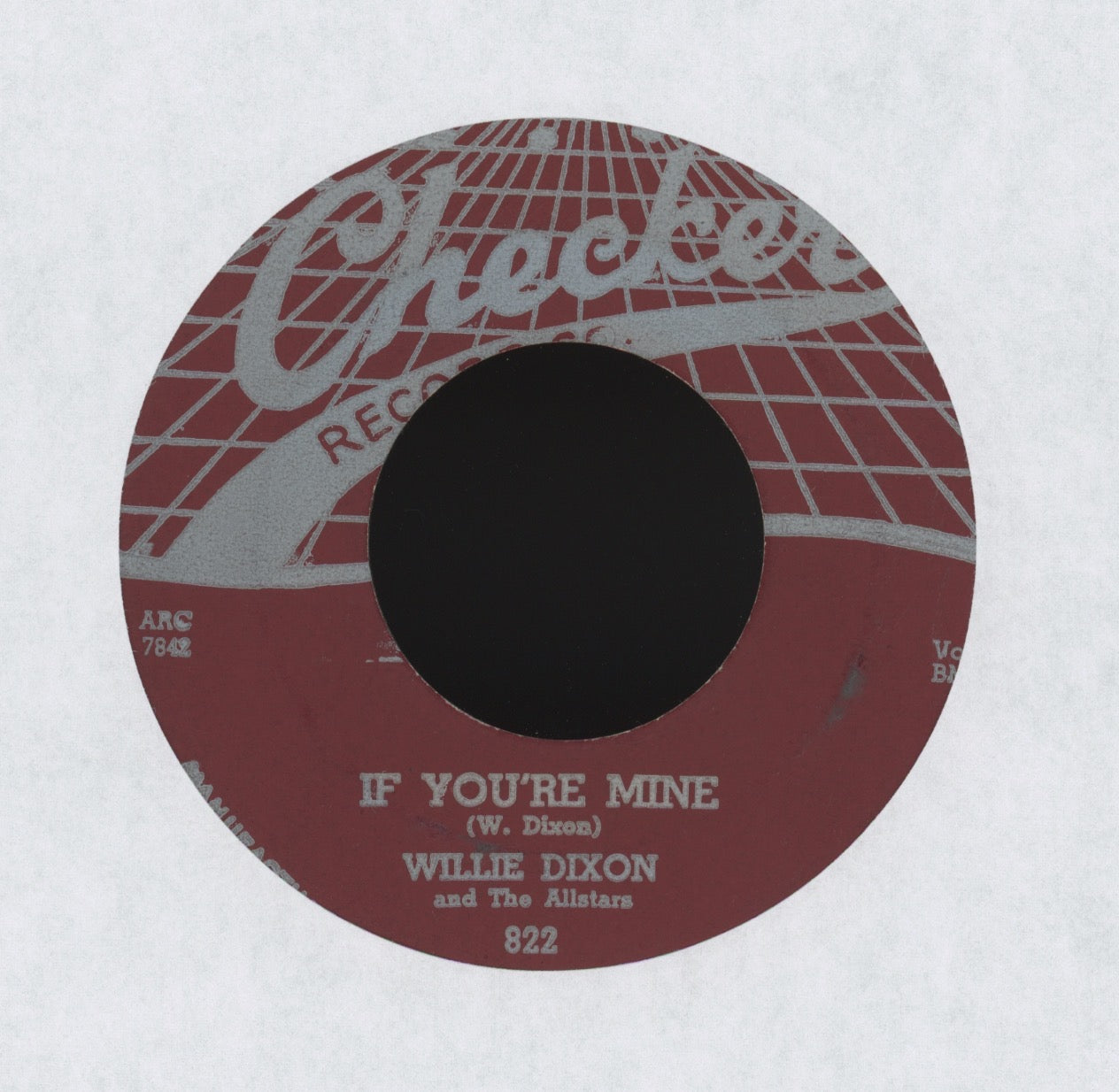Willie Dixon And The Allstars - If You're Mine on Checker R&B 45