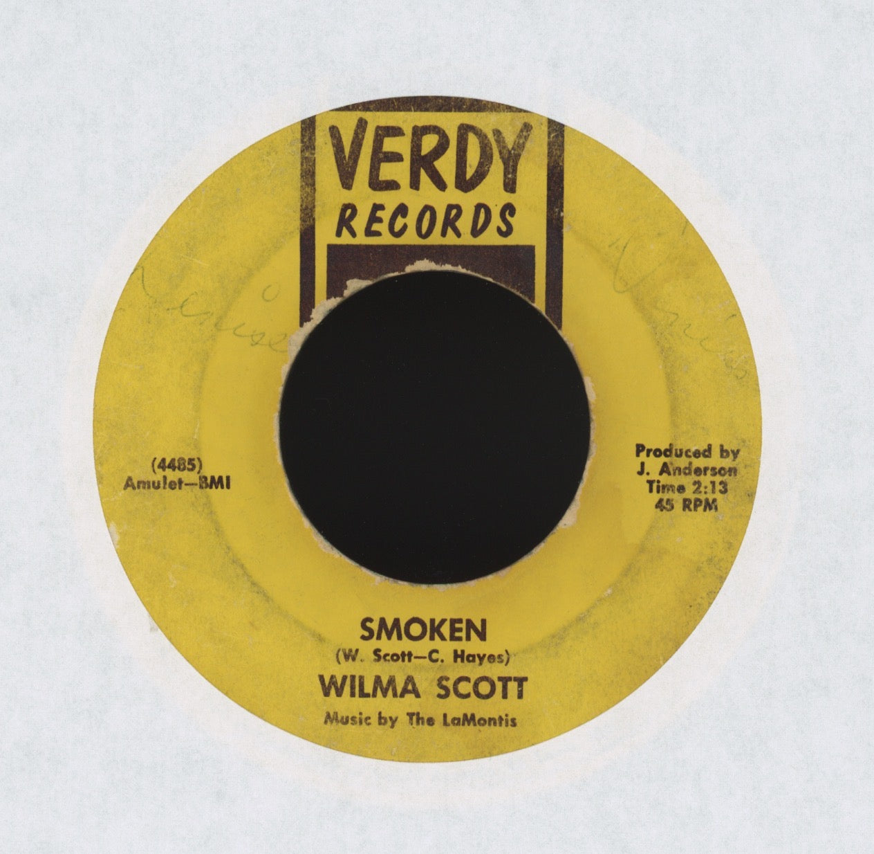 Wilma Scott - Smoken on Verdy Northern Soul 45